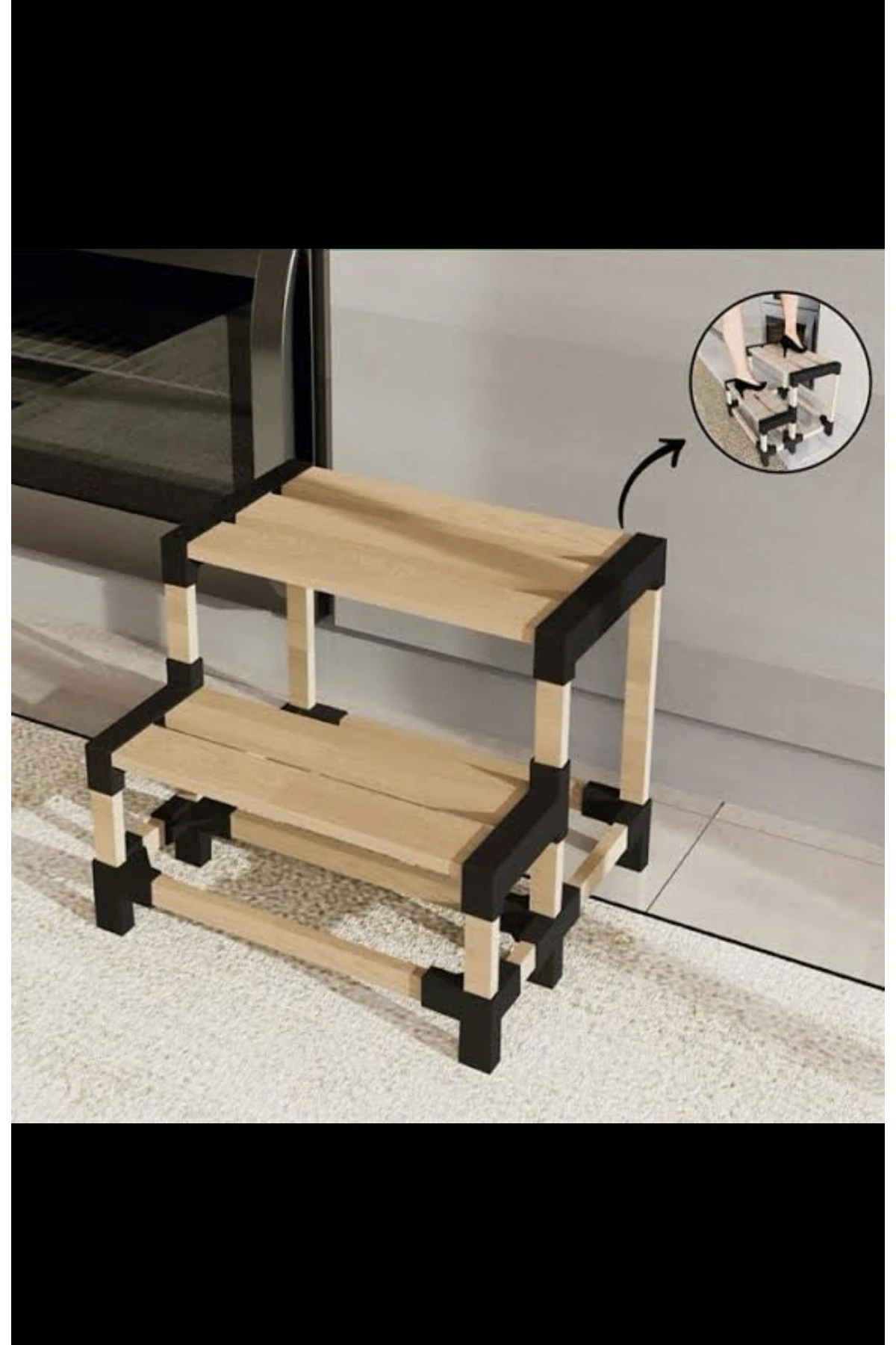 Basamaklı Ahşap Merdiven