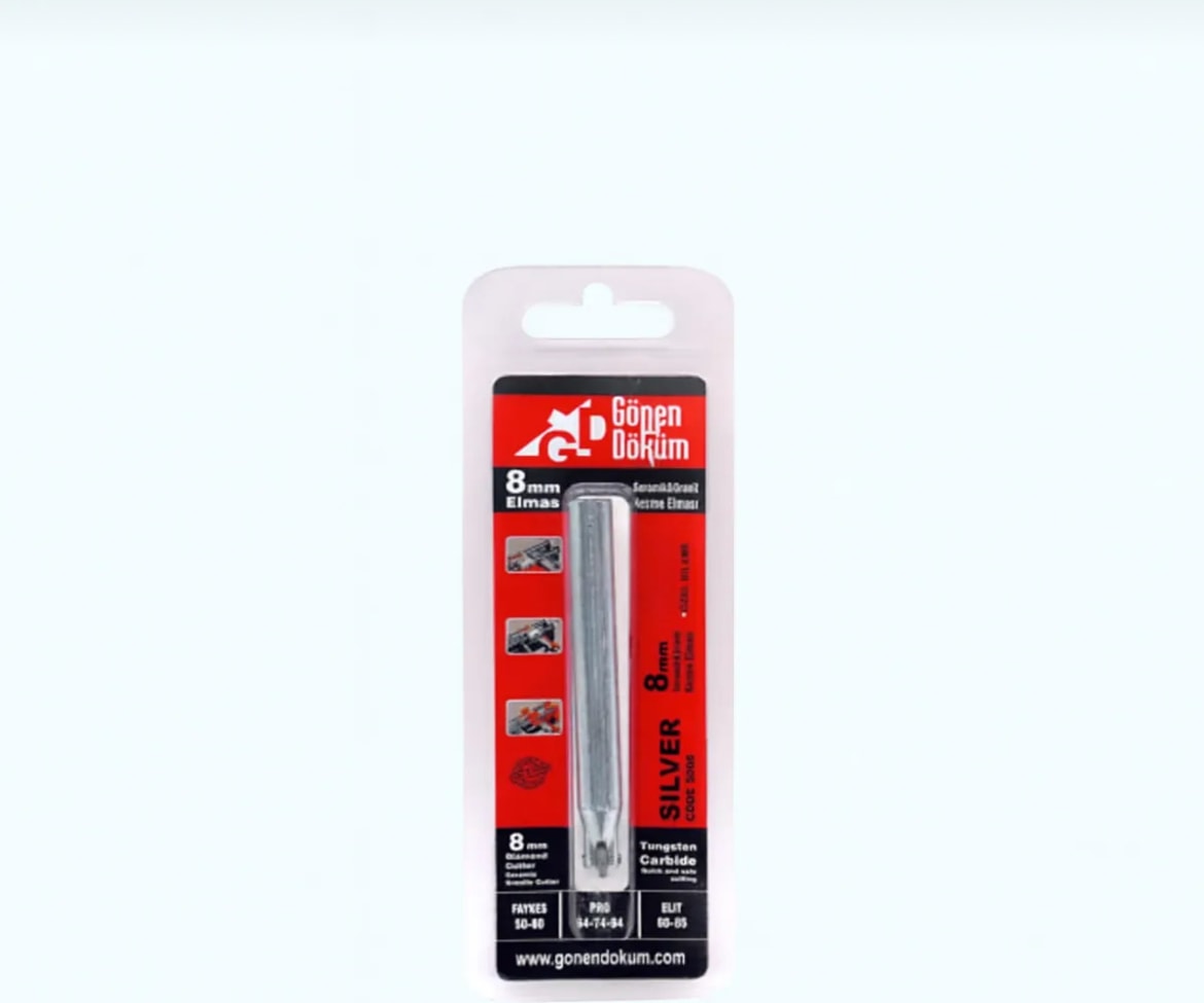 Gönen Döküm Faykes Silver Seramik Kesme Elması 8 mm