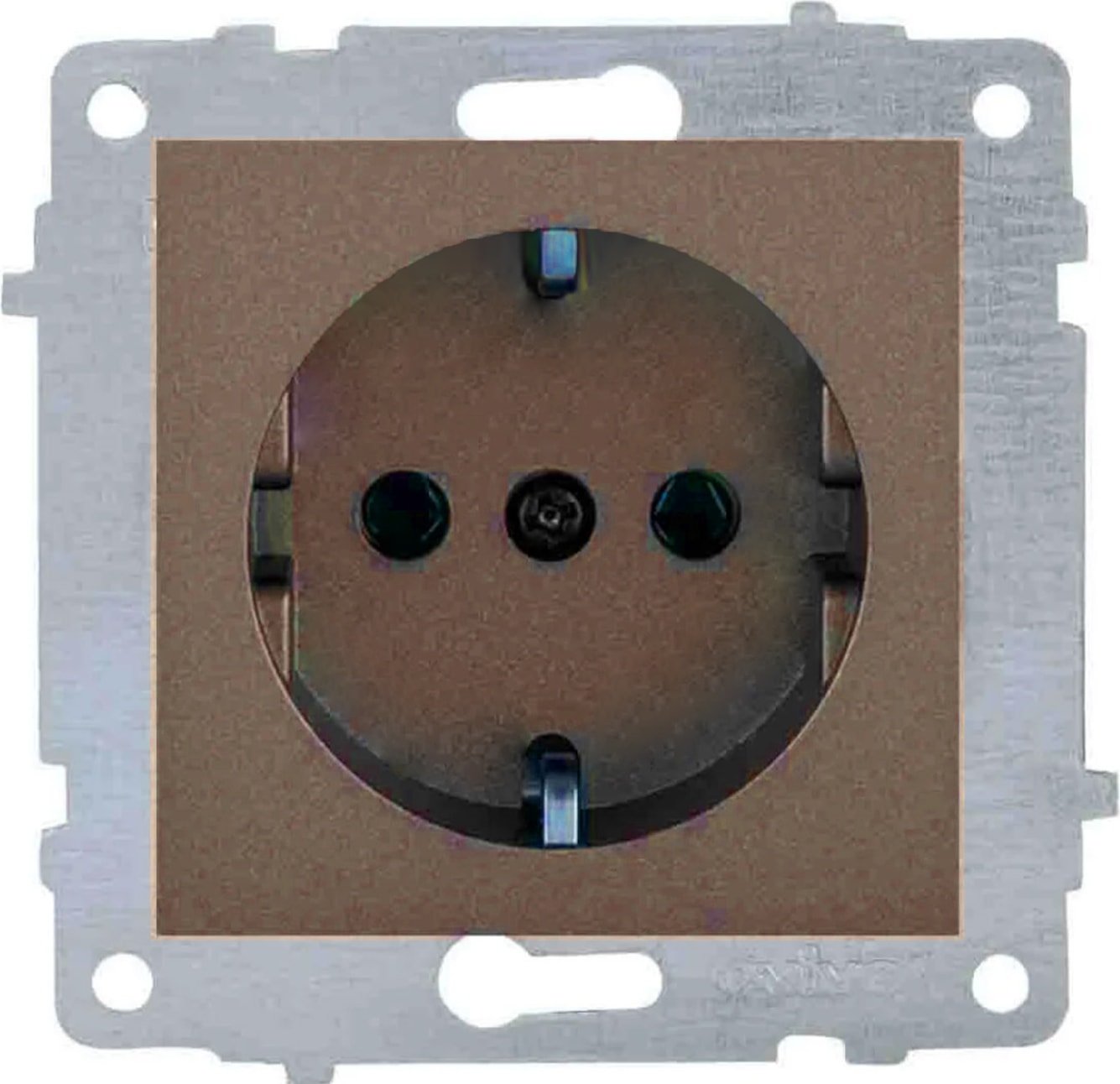 Grano Metalik Mocha Topraklı Priz