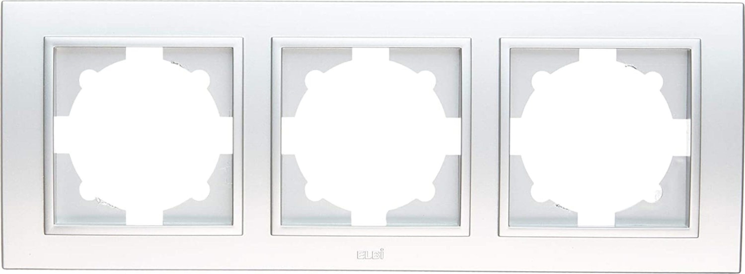 Zena Metalik Gri 3'lü Çerçeve (10 Adet)