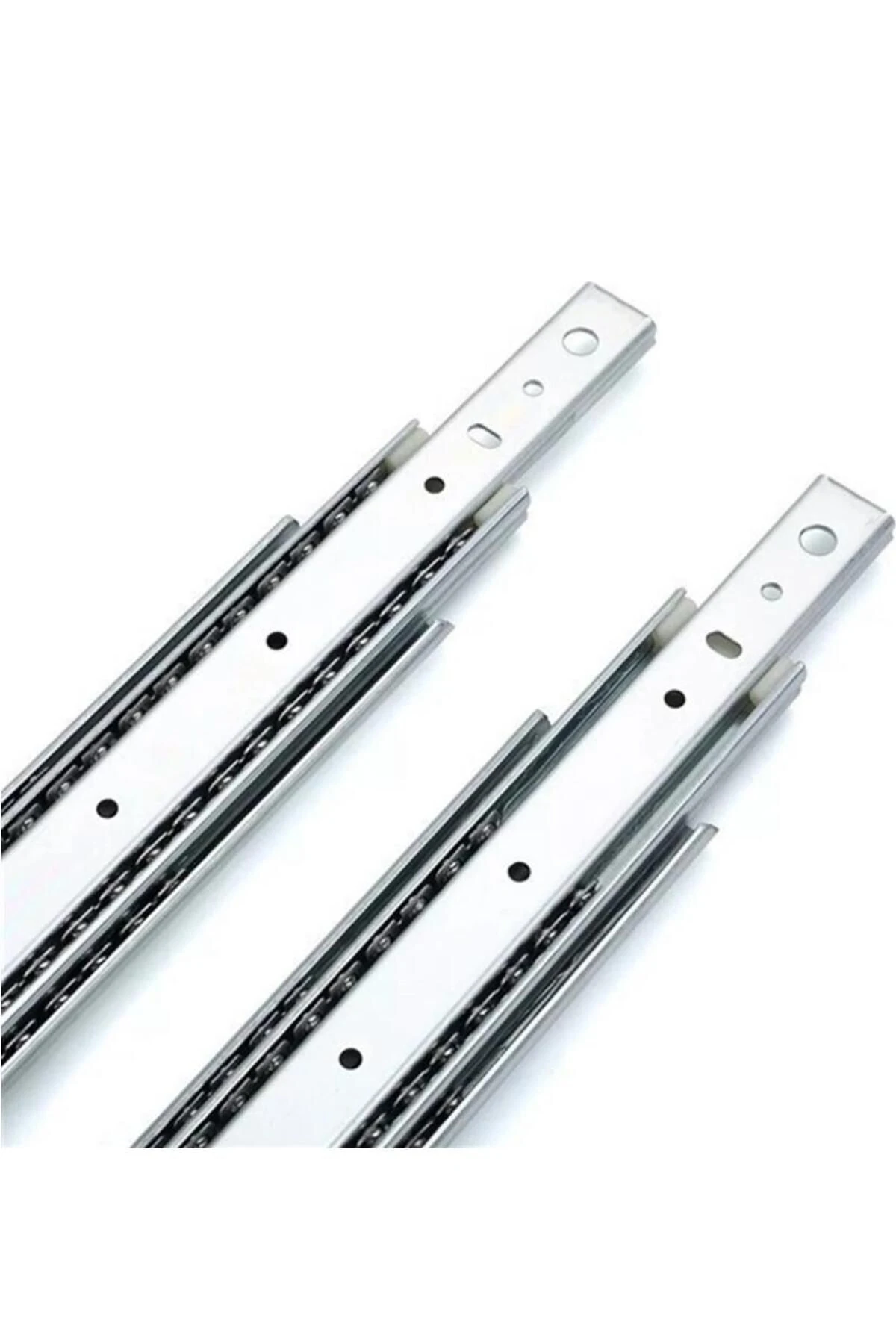 30 mm 450 mm Teleskopik bilyeli çekmece rayı