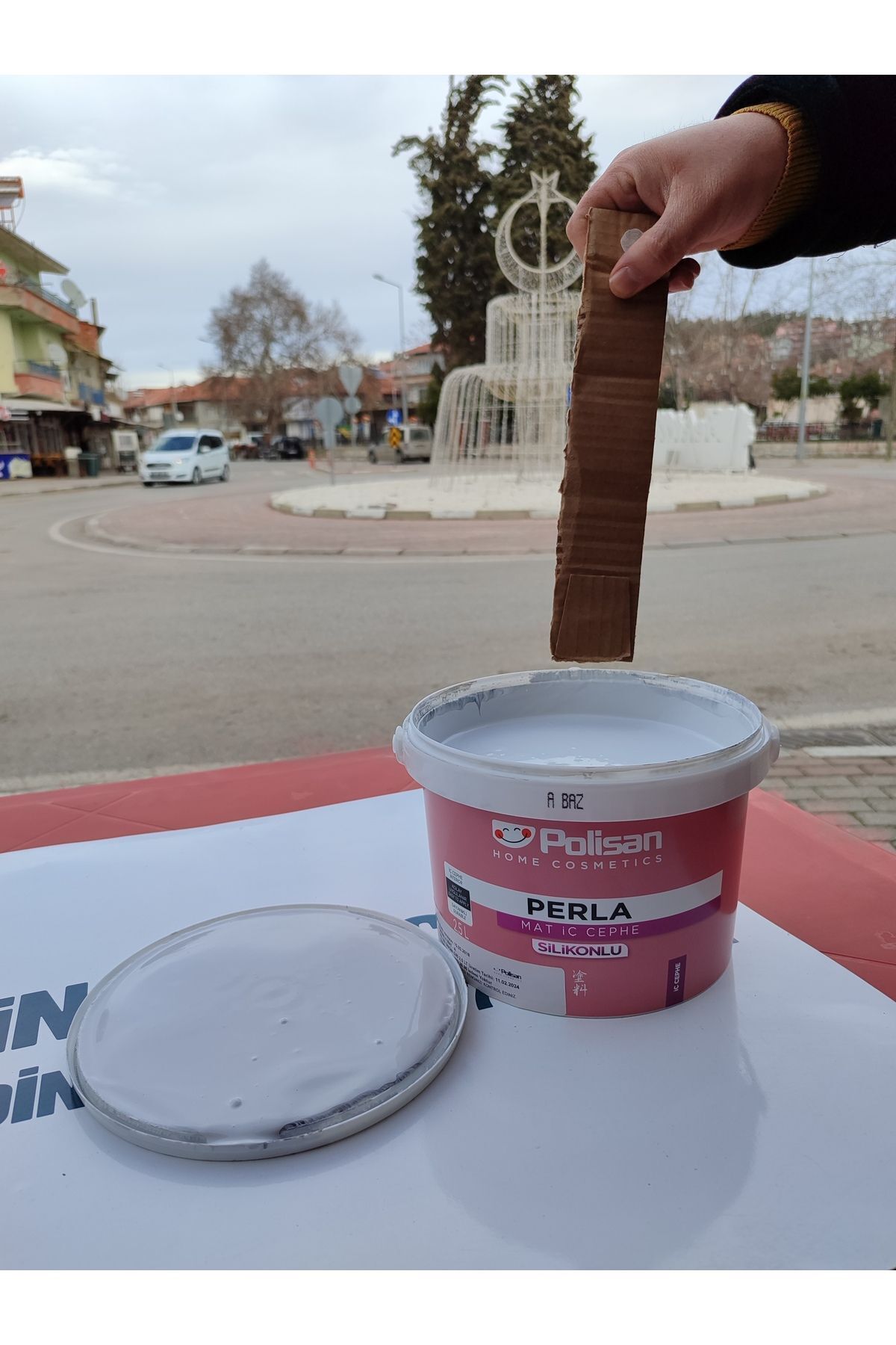 Dingin Gri Renk Silikonlu Silinebilir 2,5litre