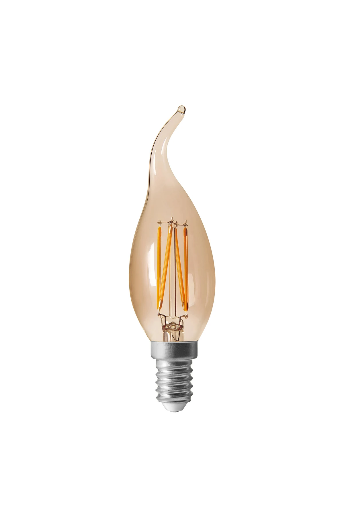Ct-4281 - 4w Amber | Led Filament Buji Rustik Ampul - E14