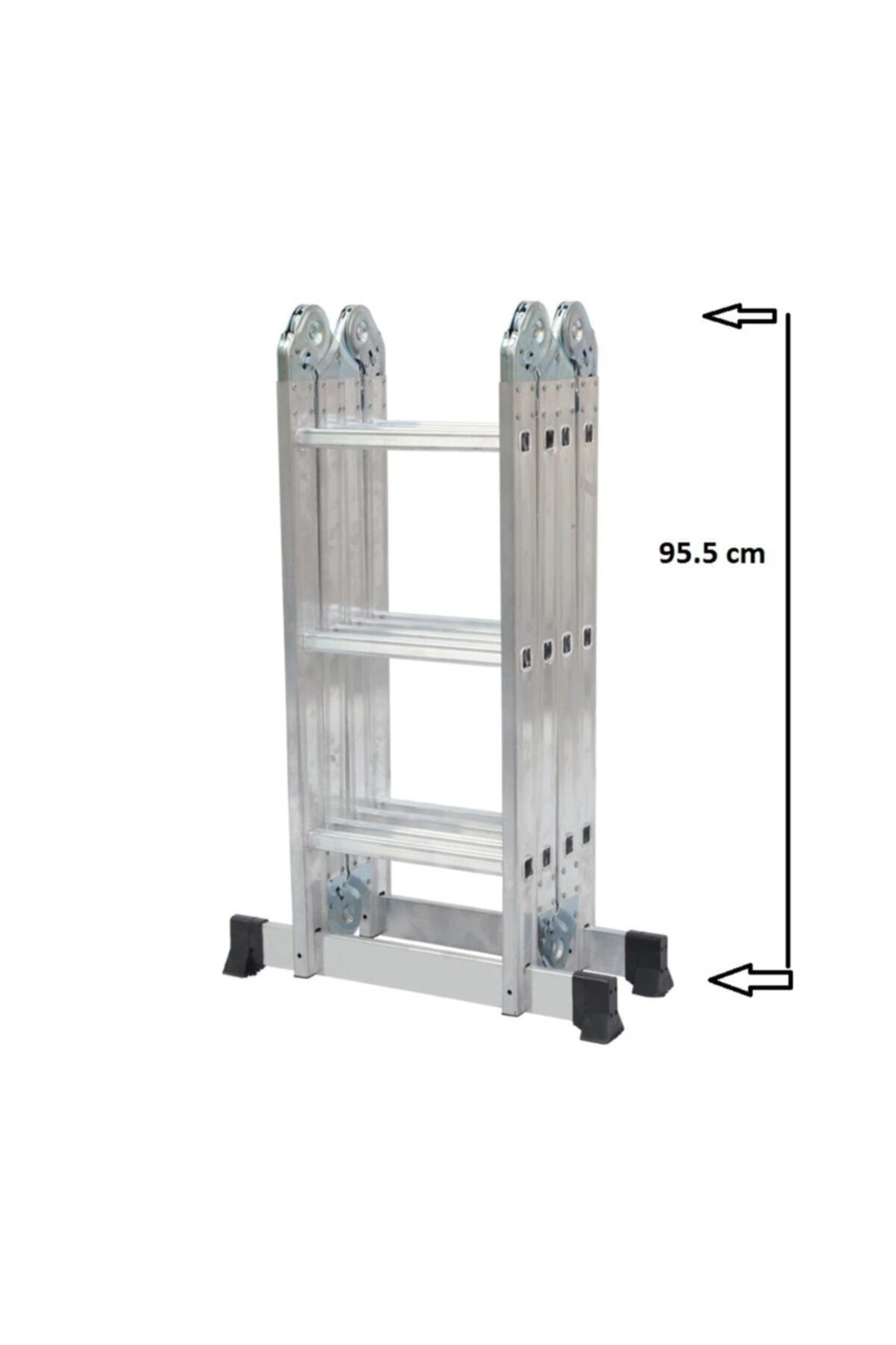 Madeni Eşya Katlanır Çok Amaçlı Merdiven 3,50 Metre 12 Basamaklı