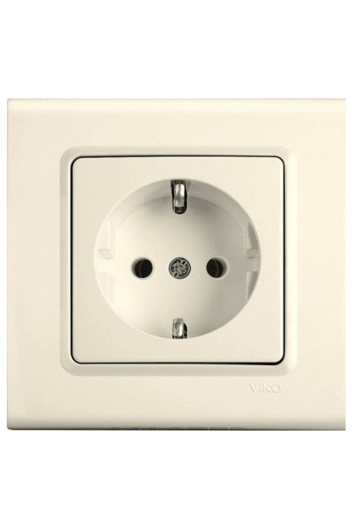 Linnera Krem Topraklı Priz(çerceve Dahil)