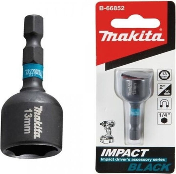 Impact Black 13x50mm Mıknatıslı Somun Sıkma Ucu B-66852
