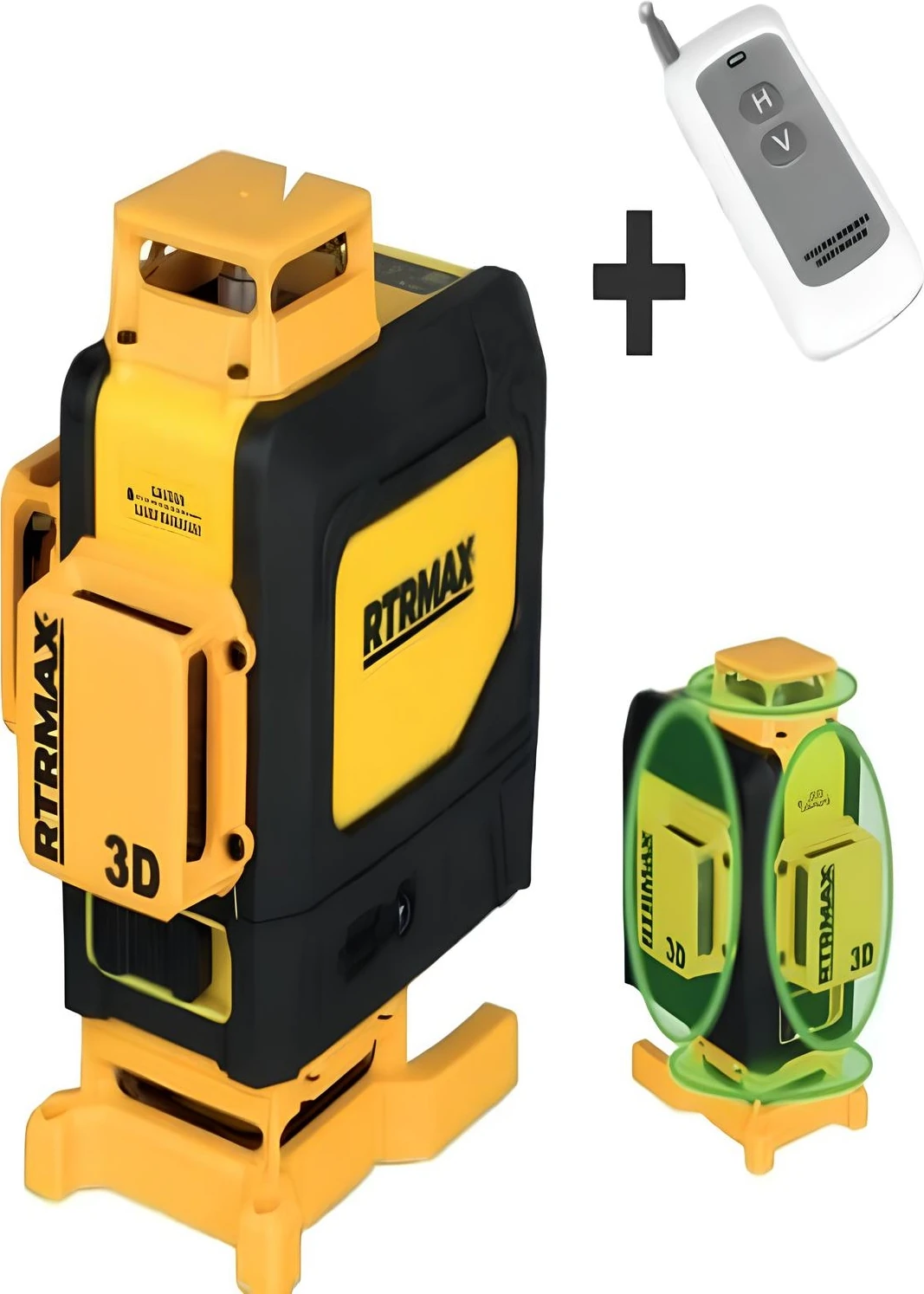 RTM059 Profesyonel Li-Ion Şarjlı 4X360⁰ Yeşil Lazer Distomat