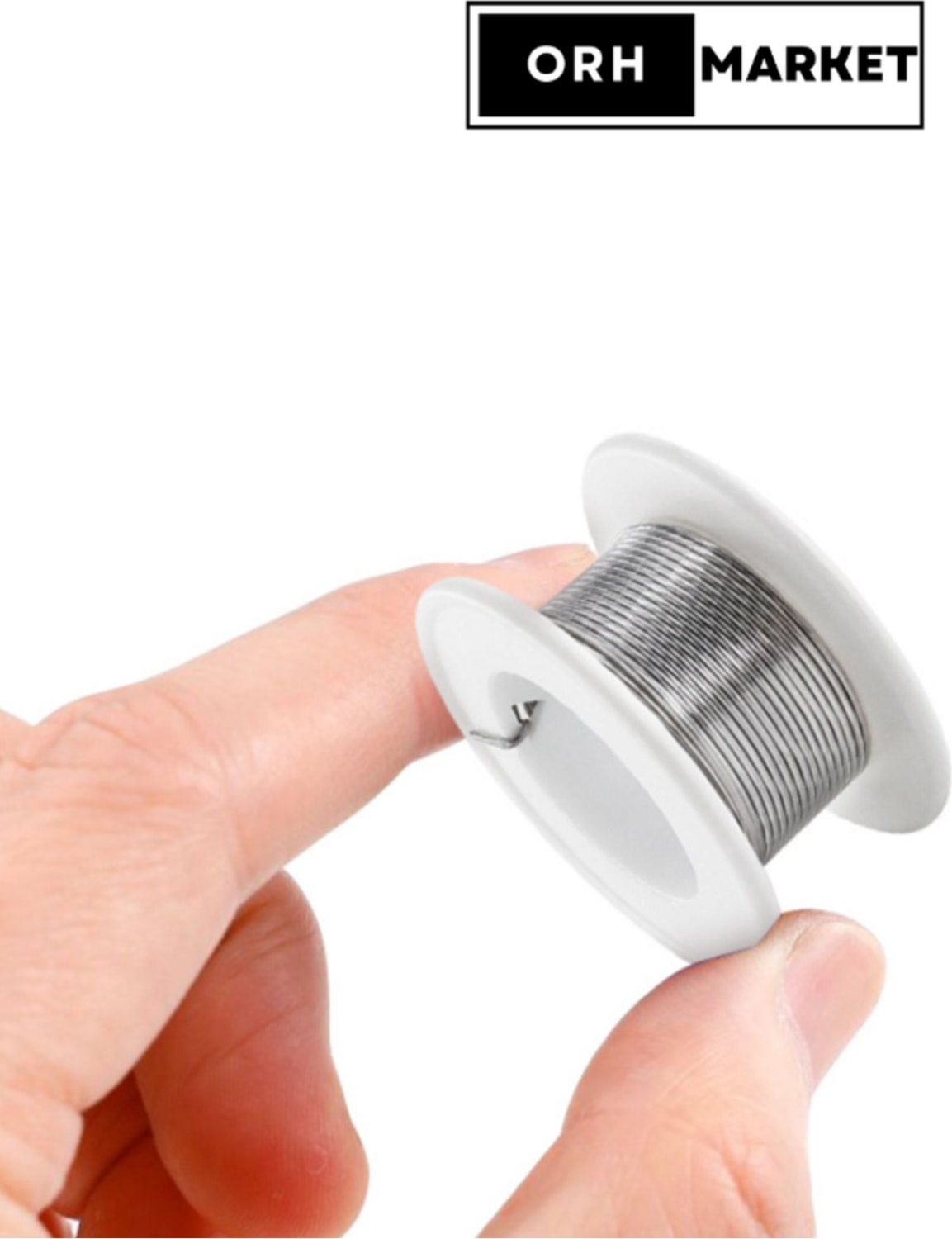 50gr 0.80mm Kalınlıkta Makara Lehim Teli – Yüksek Kalite, 6 Metre Uzunluk