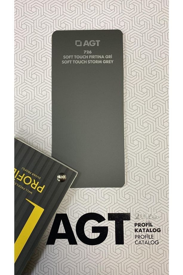 Antalya Yıldız Duvar Lambri Profili Lb 3786 Duvar Paneli Soft Touch Fırtına Gri