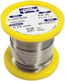 Kurtel 0.75 mm 100 Gram Lehim Teli SN60PB40