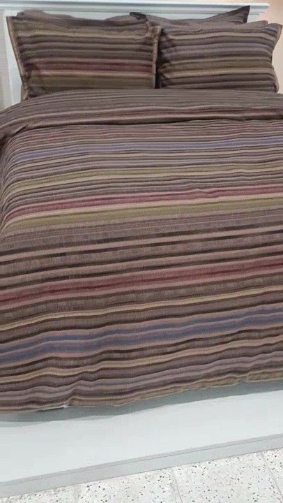 Fauna Kahverengi %100 Pamuk Flanel Çift Kişilik Nevresim Takımı