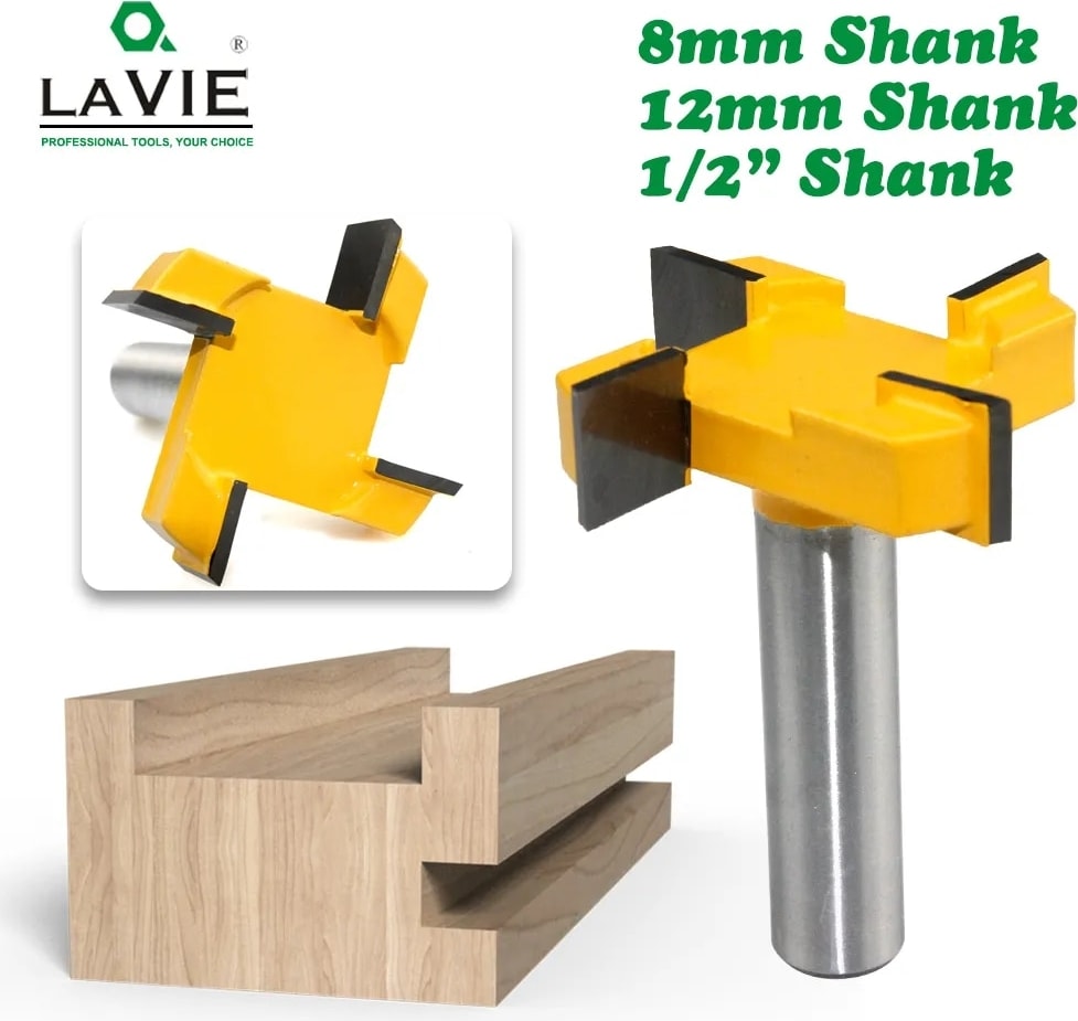 12.7X51X12.7MM Lavıe 1 Adet 4 Kenar T Tipi Planya Kesici Ağaç Işleme Aleti Freze Uçları Ahşap Endüstriyel Sınıf Freze Kesicisi Planya (Yurt Dışından)