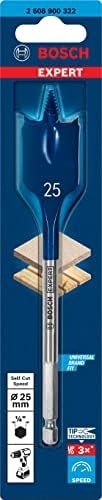 BOSCH Professional 1x Expert Self Cut Speed Yaprak Delme Uçları (Yumuşak Ahşap, Sunta, Ø 25,00 Mm, Aksesuar Döner Matkap/vidalamalar, Darbeli Matkap/vidalama)
