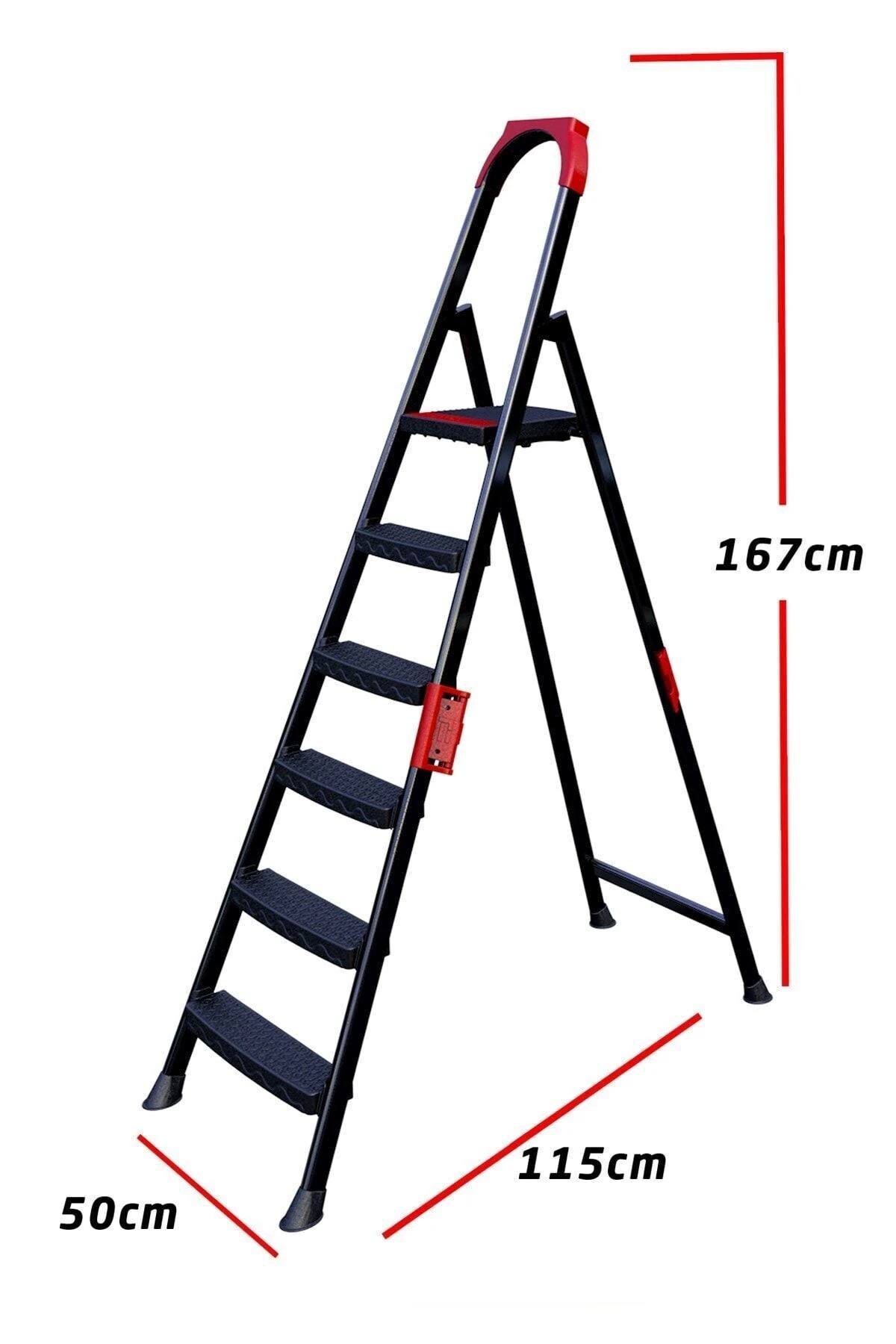 Anka Plus 5+1 Basamaklı Metal Merdiven