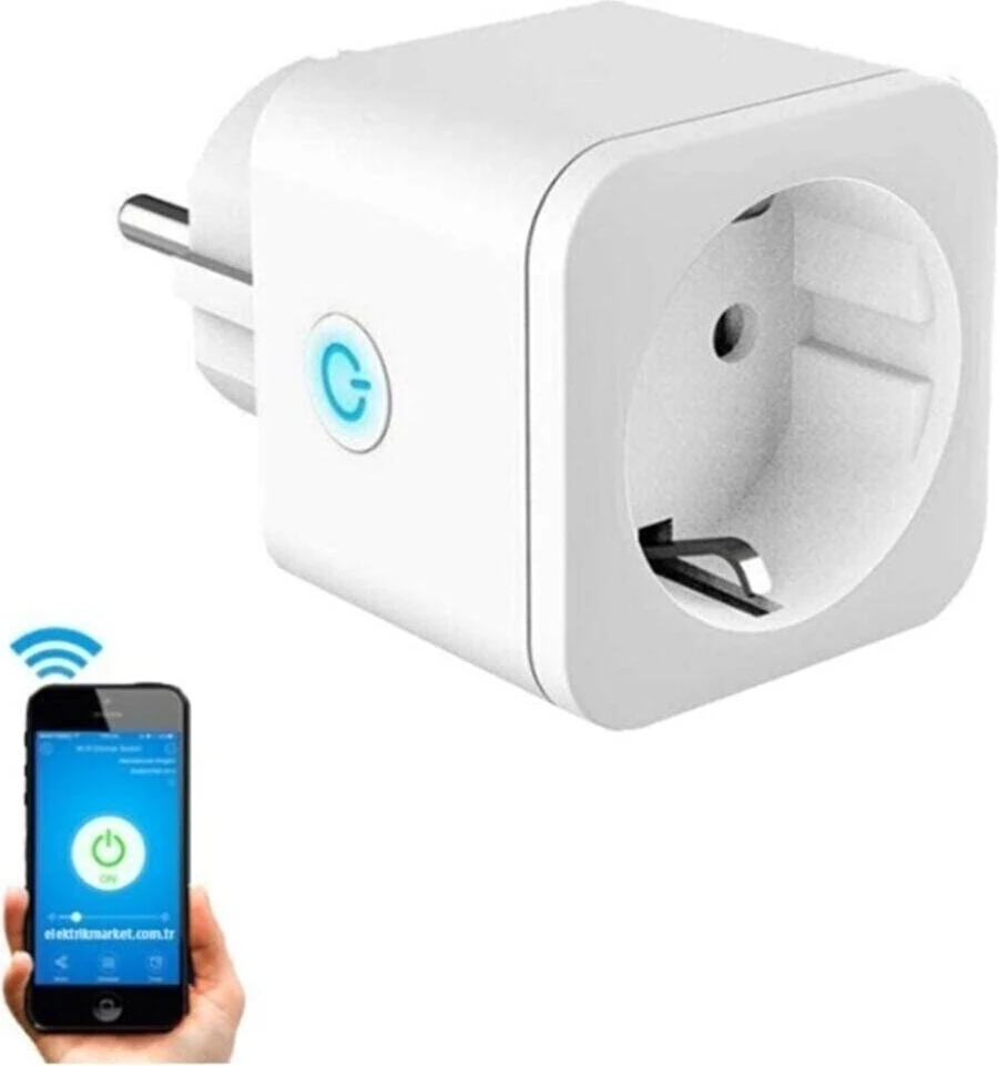 Cata - Akıllı Wifi Uzaktan Kontrol Tuya Smart Life Destekli Priz CT-4010