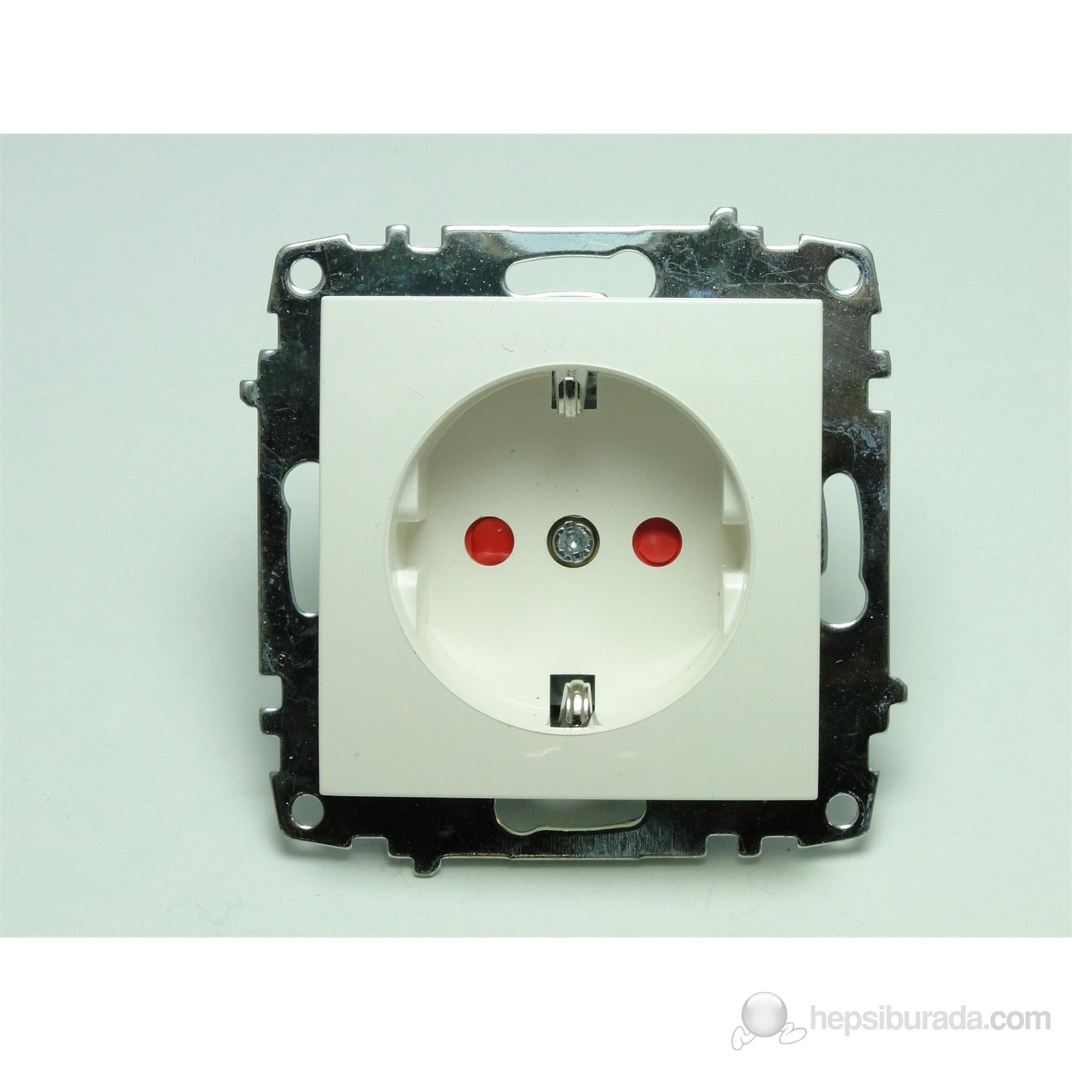 Priz Zena Beyaz Topraklı Çocuk Kor.Mekanizma