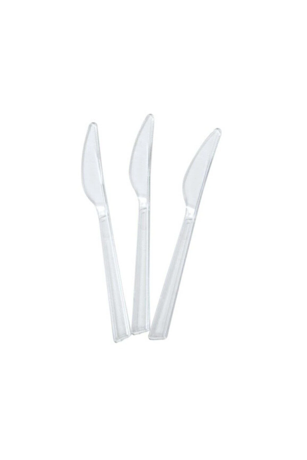 Plastik Bıçak 100 Lü Şeffaf Plastik Bıçak