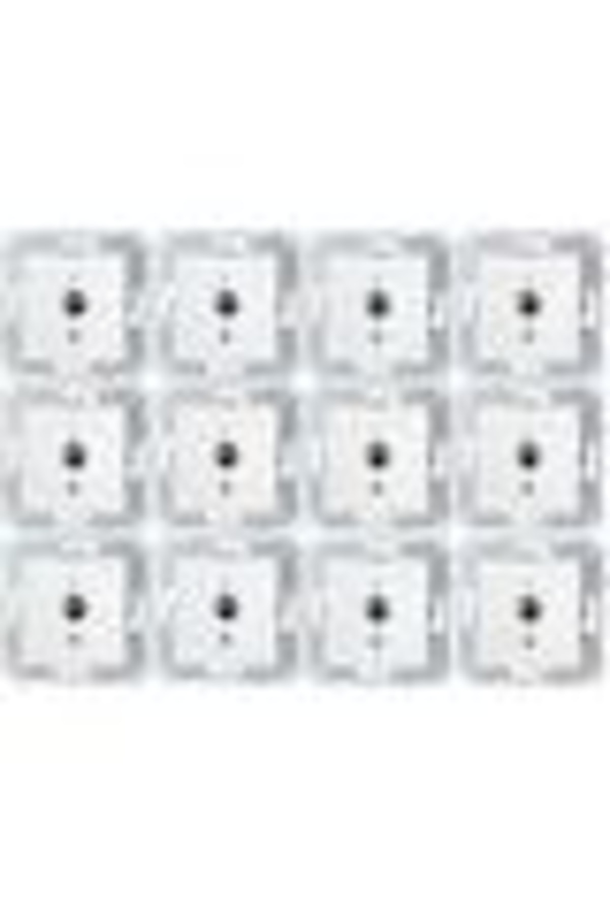 Karre - Meridian 12 Adet Uydu Priz F Konnektörlü - Çerçevesiz