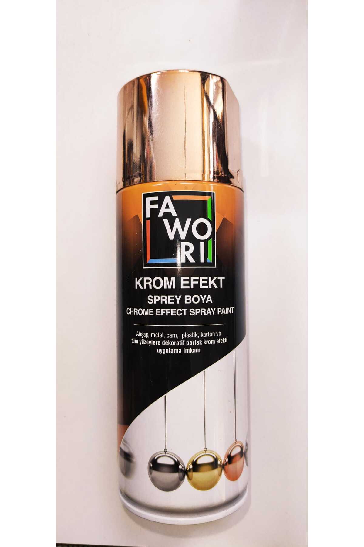 FAWORİ AKRİLİK SPREY BOYA KROM EFEKT BAKIR