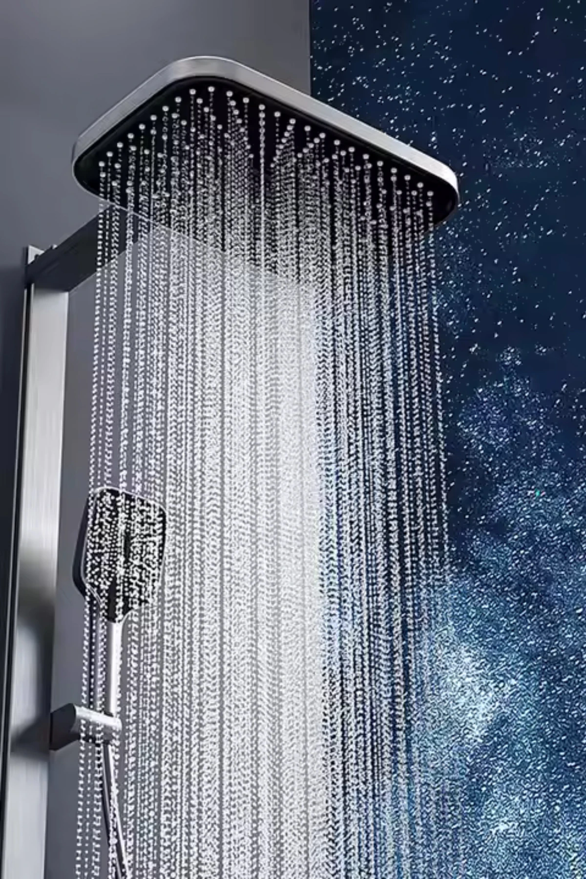 Comfort Akıllı Robot Duş seti - Piyano Dijital Led Göstergeli Termostatik Tepe Duş Seti