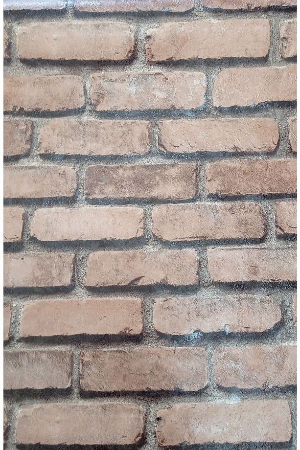 3 d taş desenli silinebilir duvar kağıdı 53 cm genişliğinde 10 metre uzunluğunda