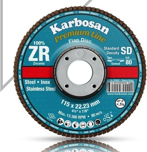 KARBOSAN Flap Disk Zr 115X80