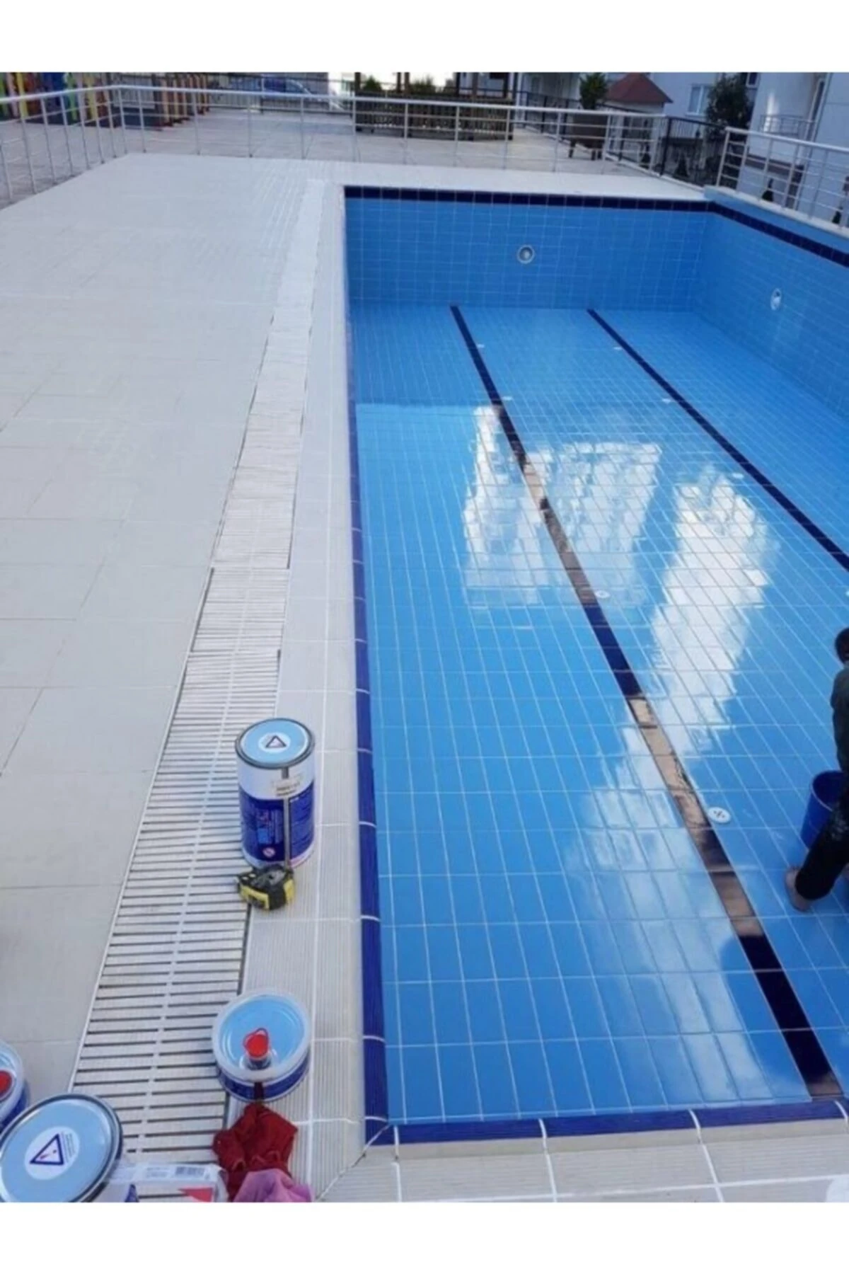 Pool 2 Bileşenli Havuz Boyası 4.5 Kg Set Mavi