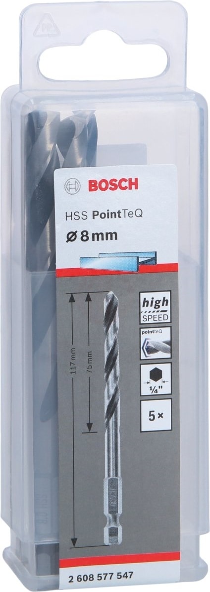 BOSCH Hss Point Teq 8 mm 5 Adet 2608577547
