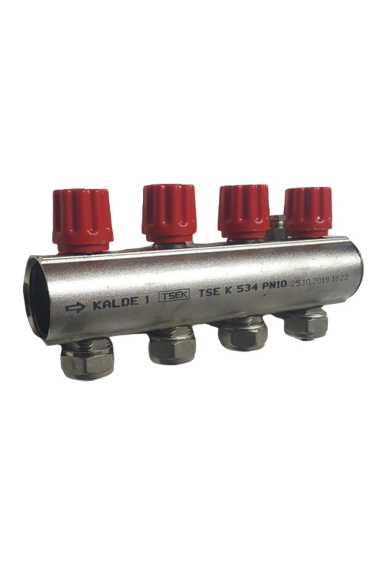 Kendinden 1'' Vanalı Kollektör Kırmızı 4 Lü (1 Adet)