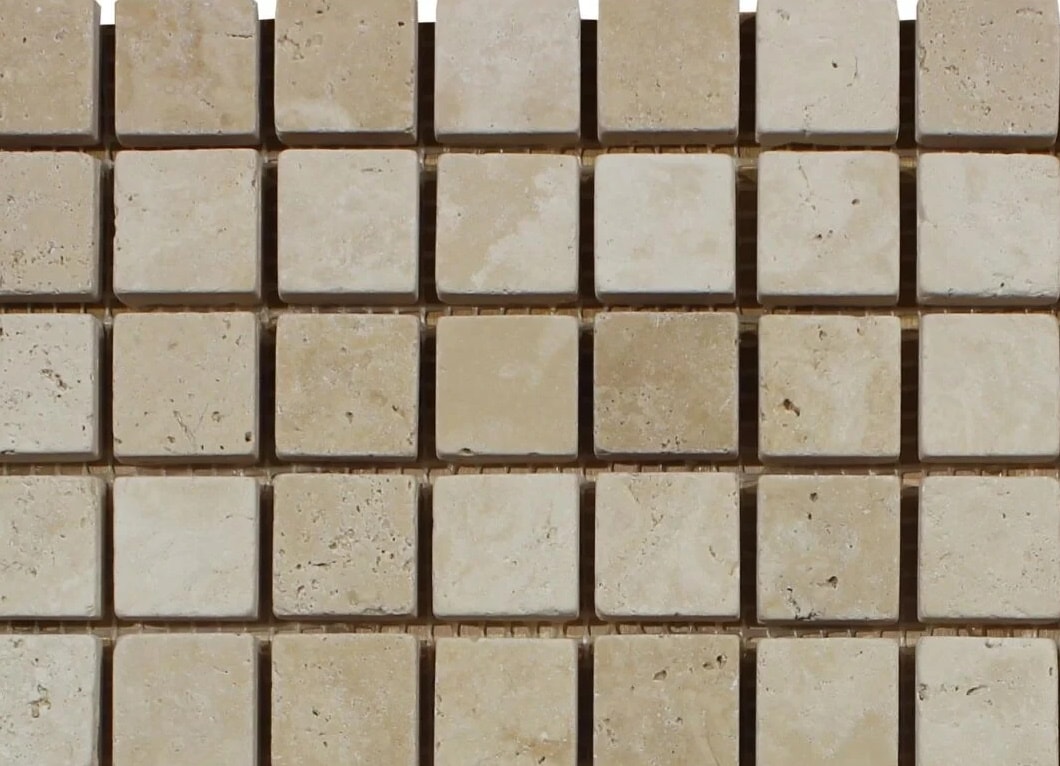 Light Traverten Eskitme Mozaik