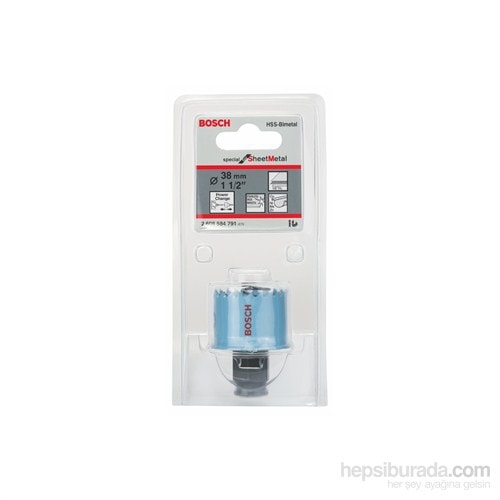 BOSCH - Saç Metal İçin Delik Açma Testeresi (Panç) - 38 Mm, 1 1/2"