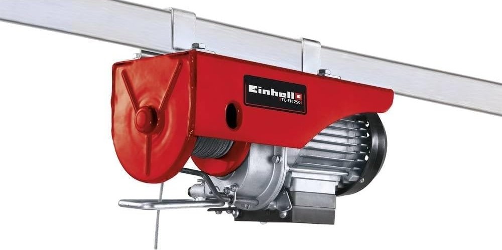 Elektrikli Vinç Tc-Eh 250 (450 W, Acil Durdurma, 12 M Burulmasız Halat, Yük Kancalı Yönlendirme Makarası ve Emniyet Mandalı Dahil) - 2255130