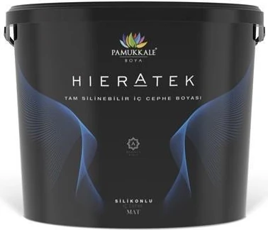 Hieratek İpek Mat Silikonlu Tam Silinebilir İç Cephe Boyası 2.5 Lt Antrasit Gri Ral 7016