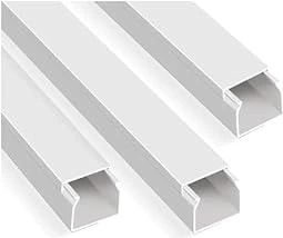 4 Metre (12X12MM) Kendinden Yapışkanlı Kablo Kanalı | 4m (10 Adet x 40CM) Kablo Gizleyici