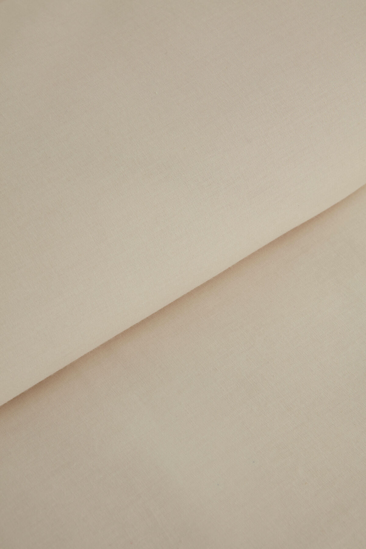 Pure Ruffle %100 Pamuk King Size Nevresim Takımı Açık Bej