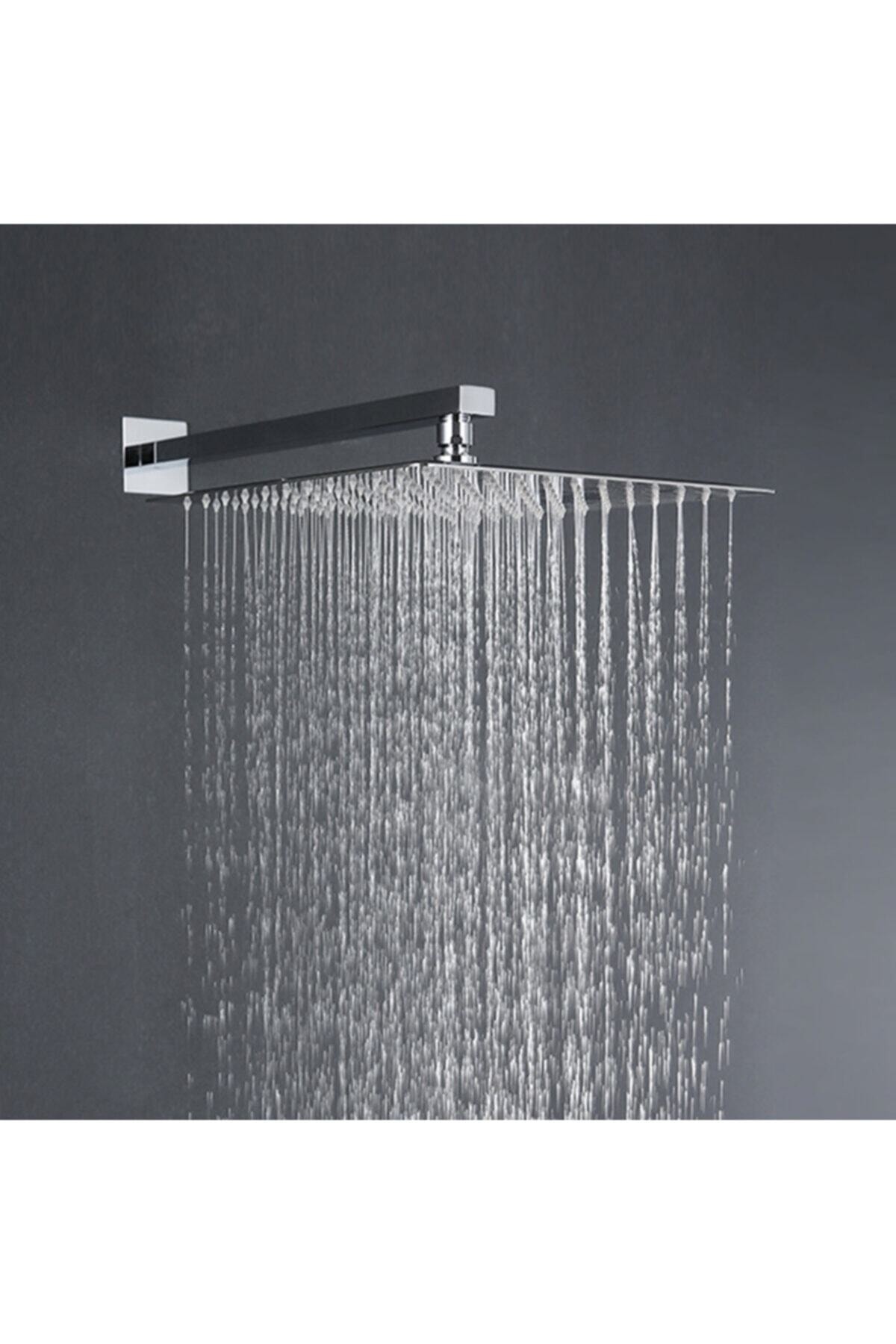 Banyo Bataryası Dahil Ankastre Panel Duş Seti Krom