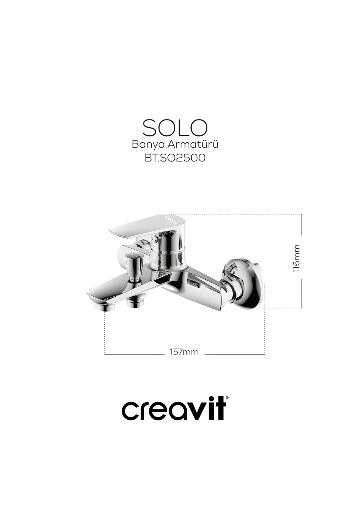 Solo Batarya Seti 3'Lü Lavabo-Evye-Banyo