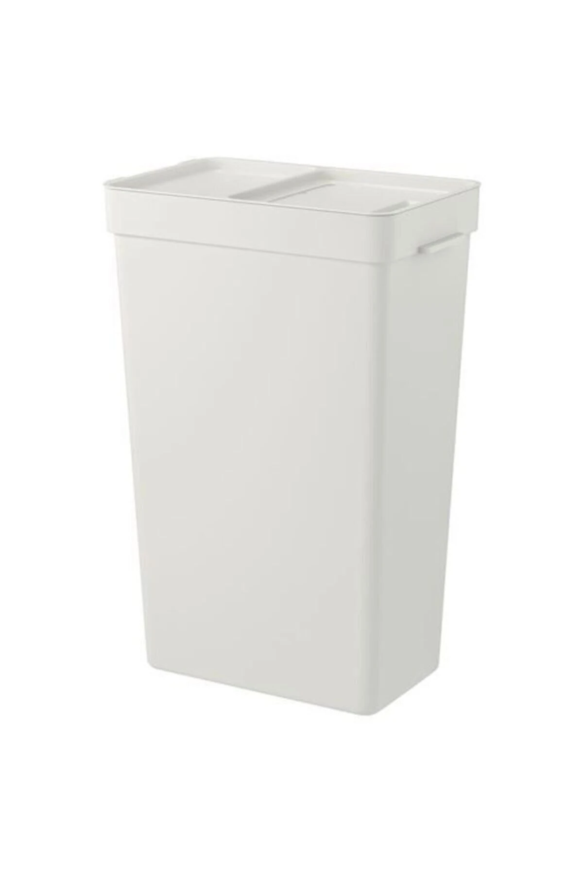 Hallbar 35 Litre Çöp Kutusu, Atık Ayırma, Çamaşır Ayırma Kutusu Açık Gri