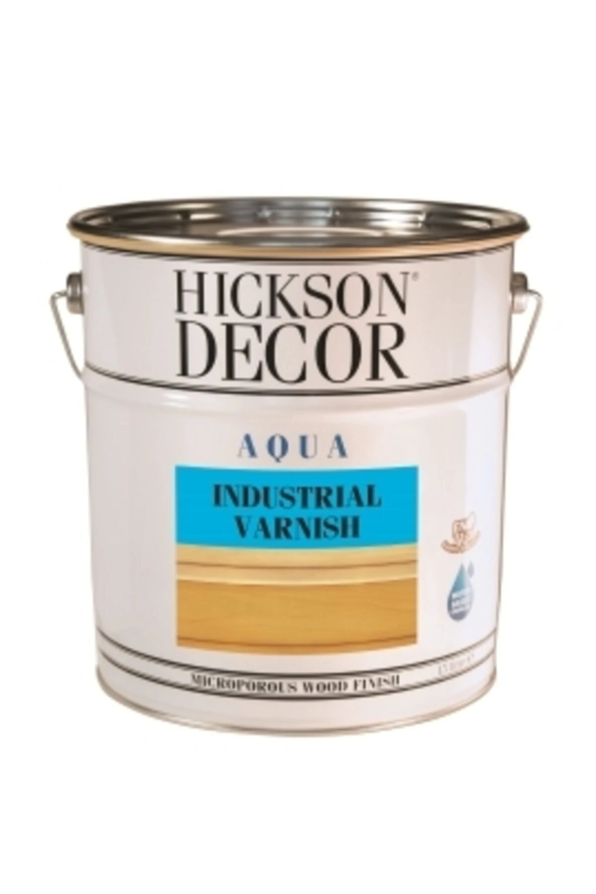 Hickson Decor Su Bazlı - Aqua Va1030 Endüstriyel Dış Mekan Cila 15 Lt Fırçalık