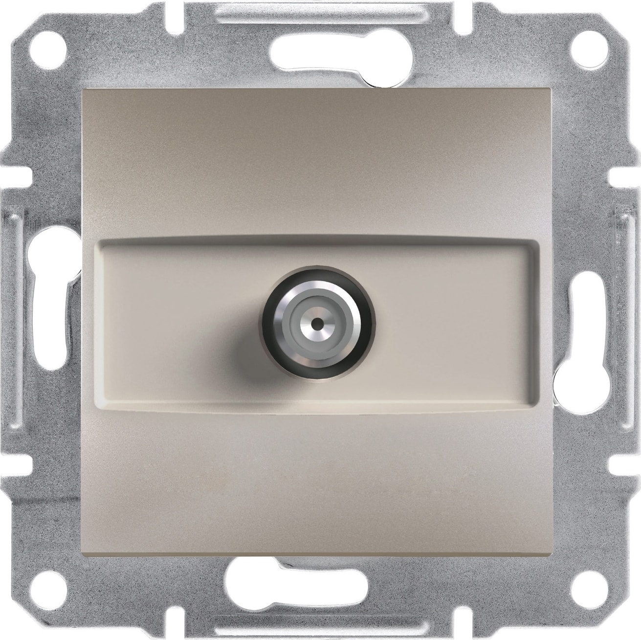 Asfora Plus TV - Sat Konnektörü (1db) Çerçevesiz, Bronz EPH3700169