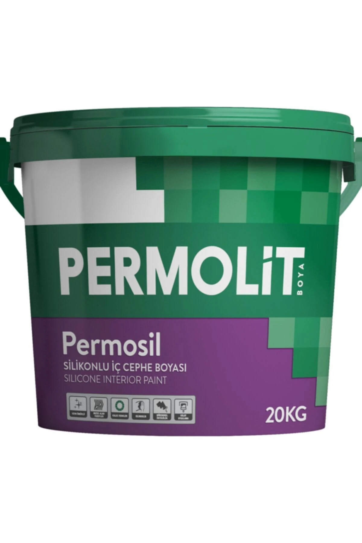 Permosil Silikonlu Iç Cephe Boyası - 20 kg - 2216 Çakıl
