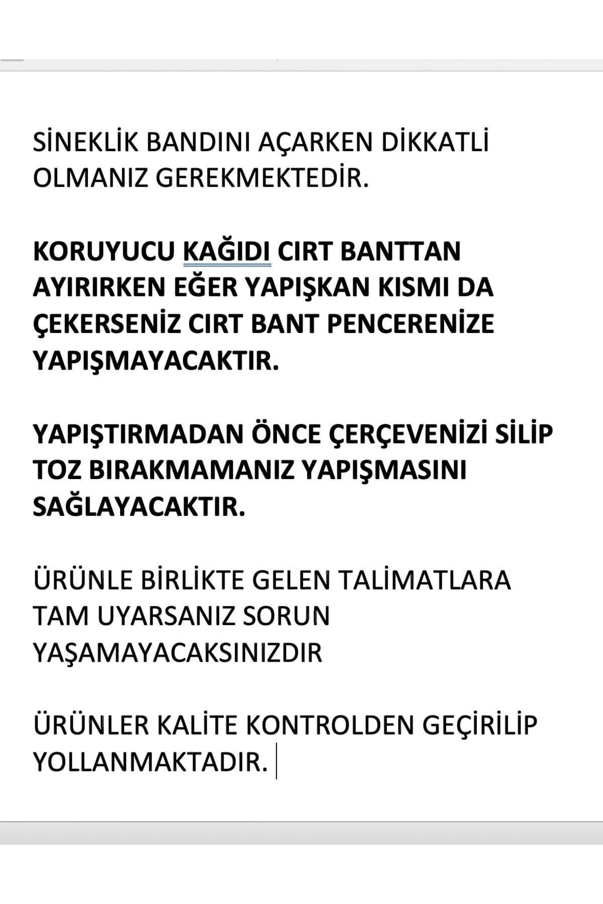 Pencere Sineklik Sinek Tülü Böcek Tutucu 150x100 Cm 5 Metre Cırt Bant