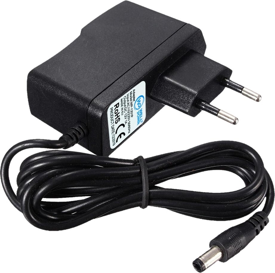 Adaptör 12V 1A Plastik Kasa  WP-1201P