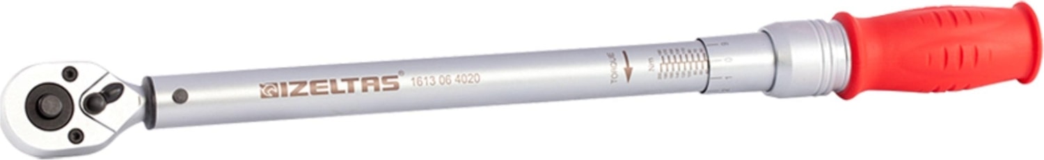 İZELTAŞ Cırcırlı Tork Anahtarı 1 2" Krom 40 200 Nm 1613 06 6034