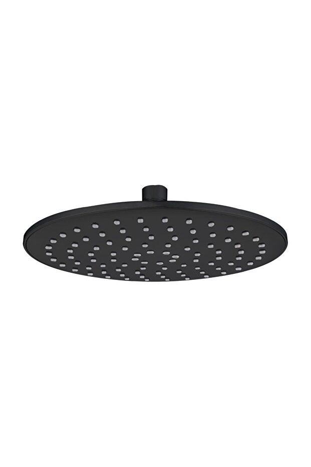 Tepe Duş Başlığı Oval Ø23 cm Siyah KTD121-B