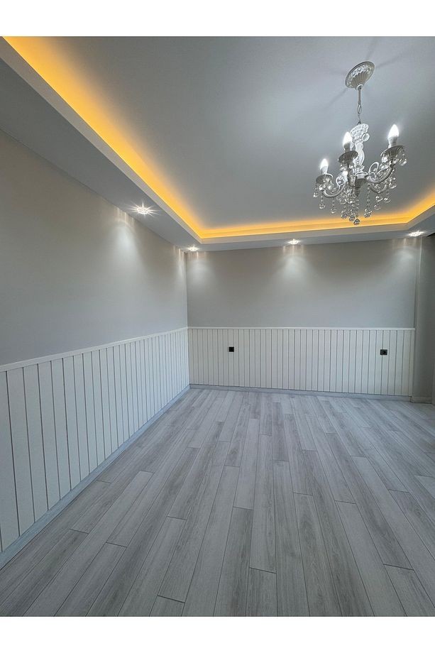 AKYÜREK  LB 3786 MODEL SOFT BEYAZ DEKOR PROFİL DUVAR KAPLAMA PANEL LAMBRİ