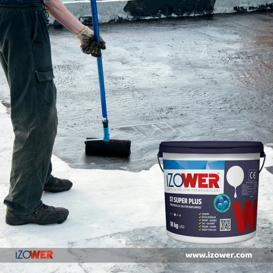 Izower S1 Süper Plus Su Yalıtım Kaplaması Gri