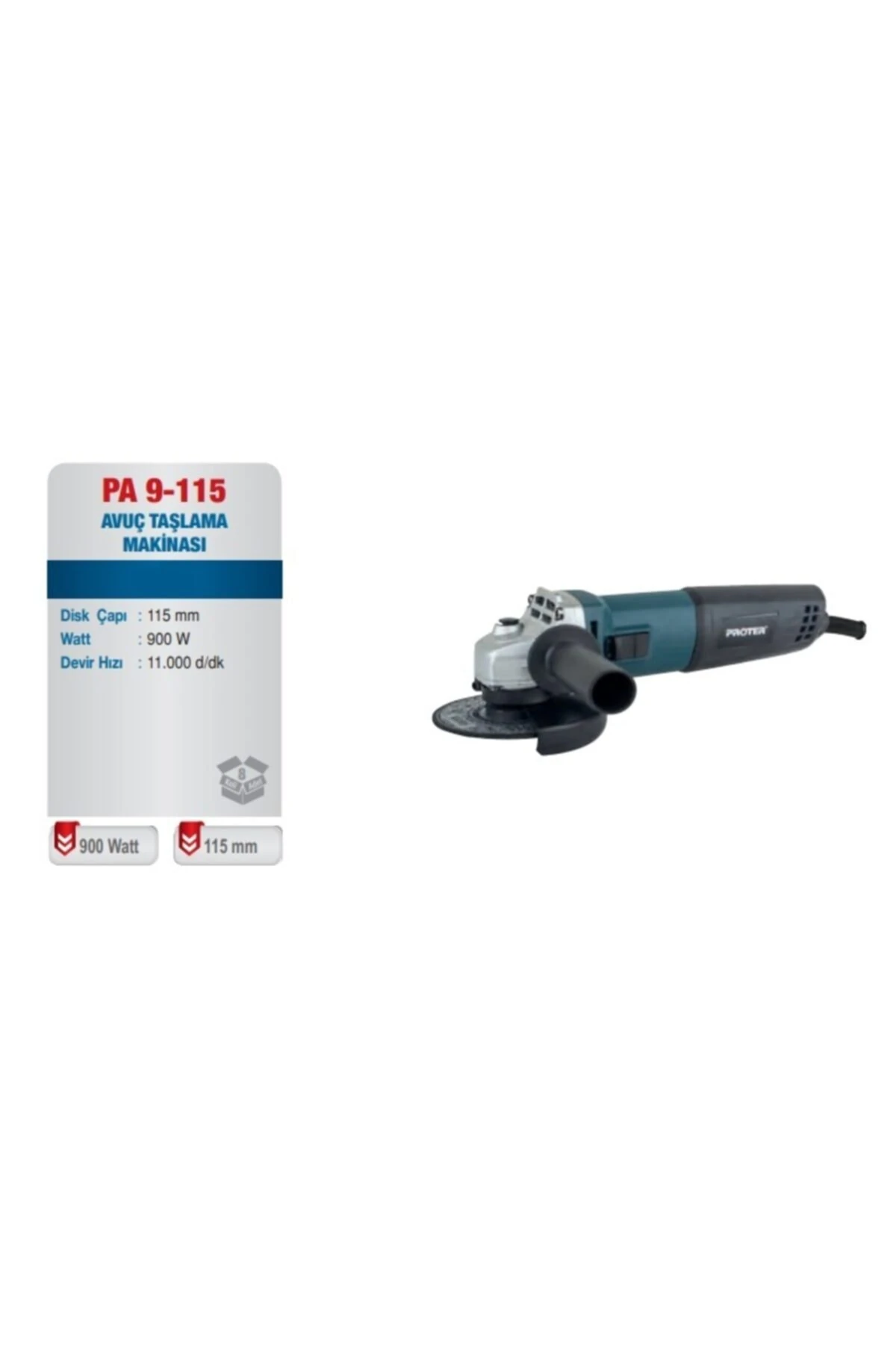 Avuç Taşlama Makinası Pa 9-115