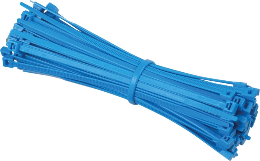 Mavi Kablo Bağı Plastik Cırt Kelepçe 3.6X150Mm 100 Adet Mavi 3.6X150 Mm