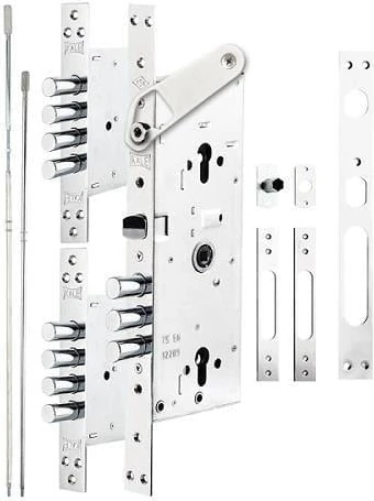 Kale 256G Multisistem Merkezi Çelik Kapı Kilidi Gizli Emniyet Kelepçeli